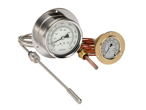 300/400/600/700 Series Vapor Actuated Remote Dial Indicating Thermometers
